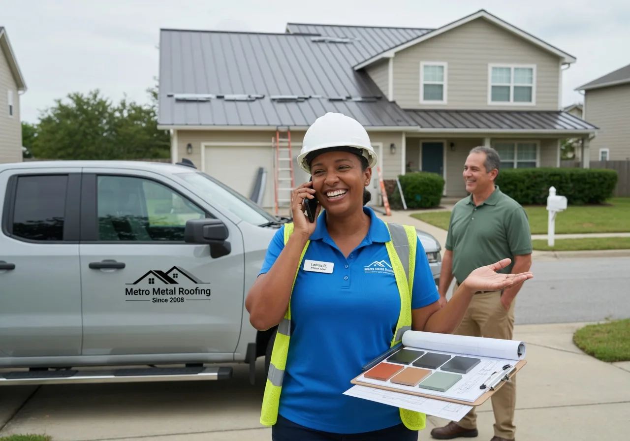 Storm Damage Metal Roof Repair in Hollis, OK